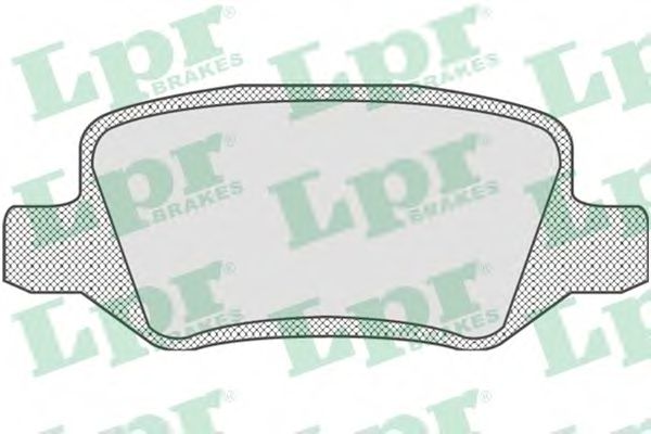 05P850 LPR колодки тормозные дисковые зад. mb w168w169vaneo 98  16842004204144200120