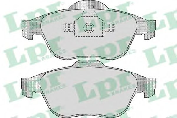 05P898 LPR колодки торм пер laguna 15(573016j)