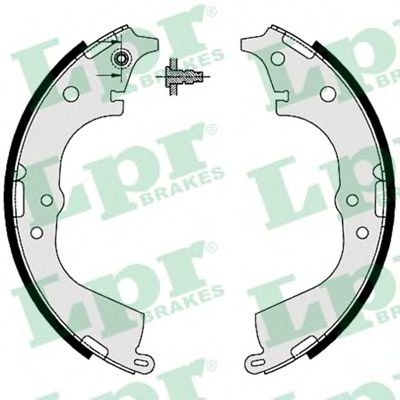 07225 LPR колодки торм.зад. Hi-Ace/Hi-Lux 96-/01-
