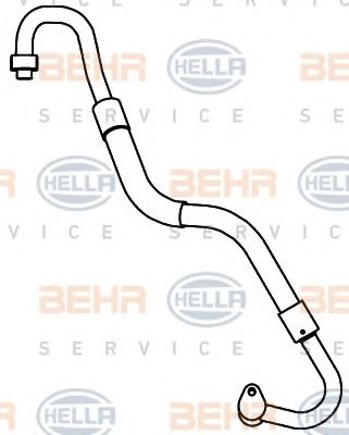 9GS351337471 BEHR-HELLA Трубка кондиционера FORD FOCUS 2/C-MAX