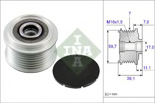 535005310 INA Шкив генератора