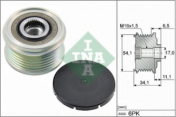 535017910 INA Шкив генератора