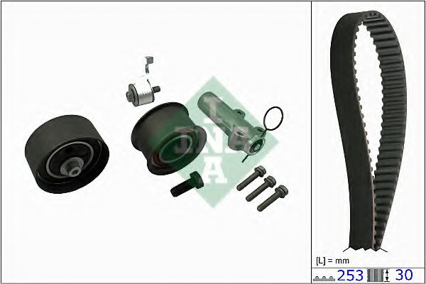 530017910 INA Комплект ремня ГРМ AUDI A4A6A8VW PASSAT B5 2.4-2.8