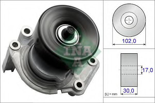 534035010 INA Натяжитель ремня приводного lexus gslssclc 100200 4.04.34.7