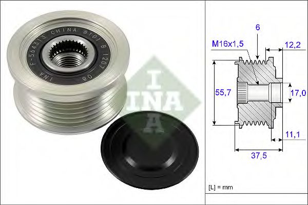 535022610 INA Шкив генератора