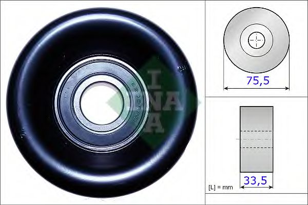 531082710 INA Ролик натяжителя