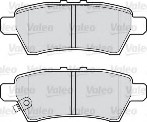 598730 VALEO Комплект тормозных колодок, дисковый тормоз