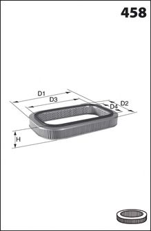 EL9387 MECAFILTER Воздушный фильтр