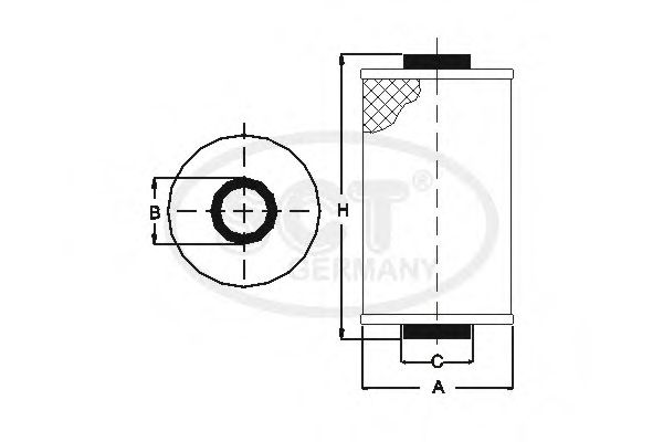 SH4793P SCT ФИЛЬТР МАСЛЯНЫЙ