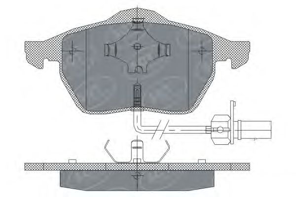 SP259 SCT КОЛОДКИ ДИСКОВЫЕ