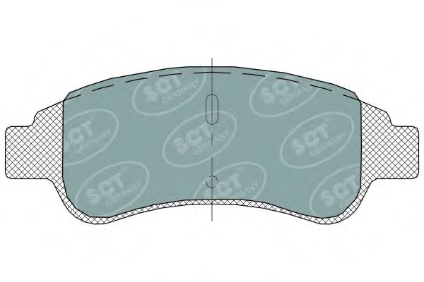 SP314 SCT Тормозные колодки