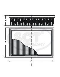 SB2181 SCT Фильтр возд. SCT SB 2181 CITROEN C4 1.6 04-