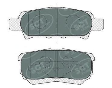 SP373 SCT Комплект тормозных колодок, дисковый тормоз