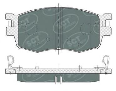 SP379 SCT (комплект 4 шт.) SP 379 HYUNDAI Accent III,  KIA Rio II