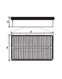 SB2224 SCT Фильтр возд. SCT SB 2224 HONDA ACCORD IX 2.4 08-