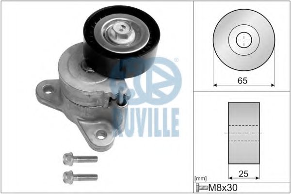 56653 RUVILLE Ролик ремня приводного MITSUBISHI LANCER/OUTLANDER/ASX 08- 1.8-2.0