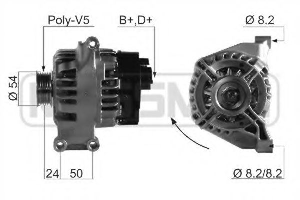 210659 ERA Генератор FIAT PUNTOGRANDE PUNTOPANDA