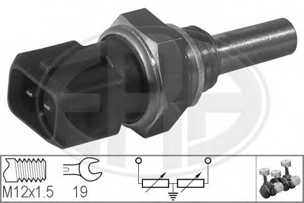 330133 ERA датчик температуры охлаждающей жидкости alfa romeo