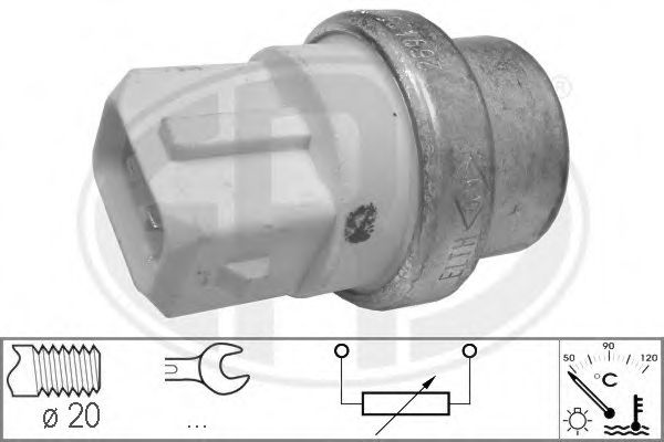 330139 ERA датчик темпер.охл.жидк.Renau Clio IIKangooMegane IVolvo S4V4 95-