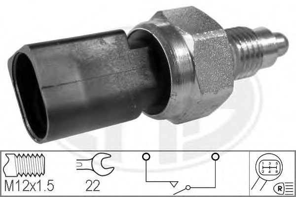 330264 ERA Датчик VAG A3/TT/IBIZA/GOLF/PASSAT 96- 1.4-3.2 заднего хода