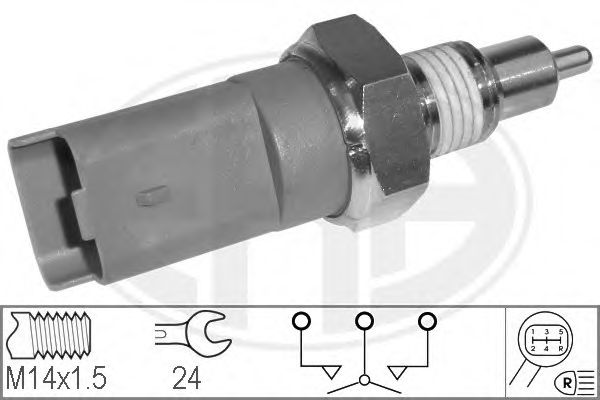 330543 ERA Выключатель заднего хода NISSAN/OPEL/RENAULT ALMERA/QASHQAI/VIVARO/MEGANE 01- 1.0-3.0