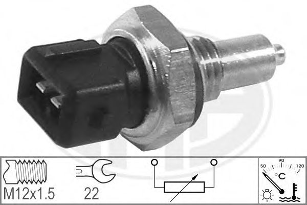 330643 ERA Датчик температуры охлаждающей жидкости bmw: 1 (e81, e87) 116i118d118i120d120i130i2.03.0 04-, 1 кабр