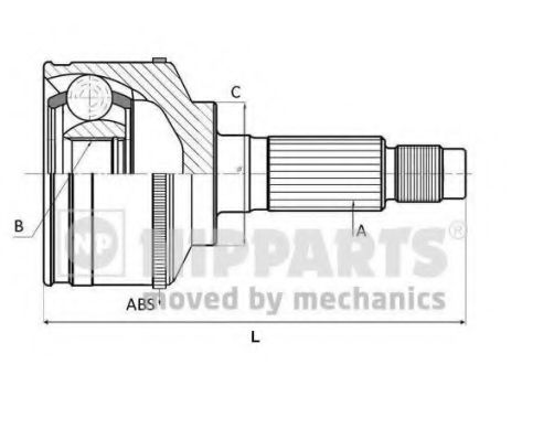 J2825131 NIPPARTS ШРУС MITSUBISH IGALANT 99-4 нар.