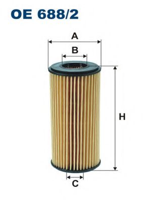 OE6882 FILTRON Фильтр масляный VAG A3/A4/A5/OCTAVIA/GOLF 7/SCIROCCO 12-