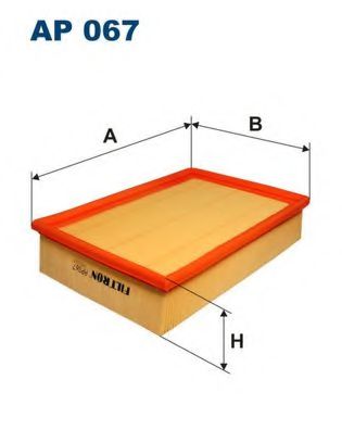 AP067 FILTRON Фильтр воздушный FORD -98