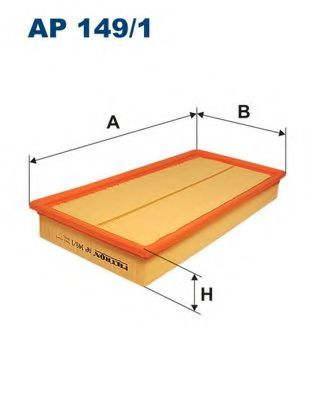 AP1491 FILTRON Фильтр воздушный VAG A3/OCTAVIA/BORA/GOLF 4 -05 1.6-2.0