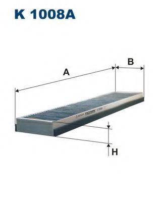 K1008A FILTRON Фильтр эколог угольный ford mondeo (lak25)