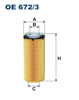 OE6723 FILTRON Фильтр масляный BMW 3(E90)/5(F10)/X5(E70)/X6(E71) 09- 2.5-4.0 DIESEL