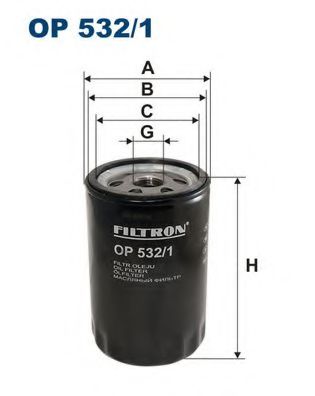 OP5321 FILTRON Фильтр масляный 