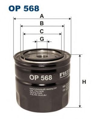 OP568 FILTRON Фильтр масляный VOLVO 740/940/960/S40/S70/S90 -00 1.6-2.9