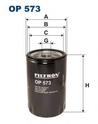 OP573 FILTRON Фильтр масляный MB W201/W124 -93 1.8-2.6