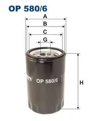 OP5806 FILTRON Фильтр масляный OP586