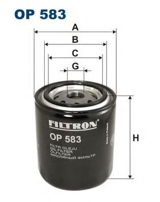 OP583 FILTRON Фильтр масляный OP583