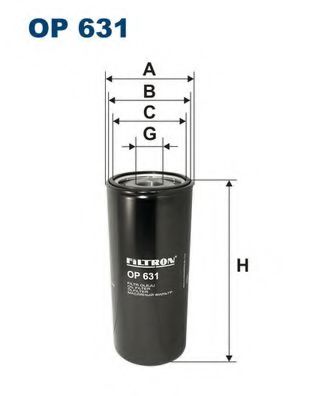 OP631 FILTRON Фильтр масляный OP631