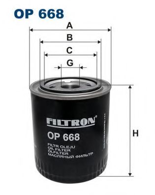 OP668 FILTRON Фильтр масляный