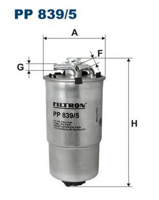 PP8395 FILTRON Фильтр топливный POLO/FABIA 1.9TDI/SDI(K L157D)