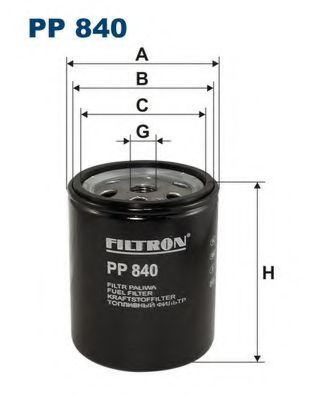 PP840 FILTRON Фильтр топливный MB W460 76- 2.0-3.0 DIESEL