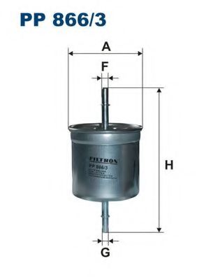 PP8663 FILTRON Фильтр топливный VOLVO S60/S80/V70/XC70 II 98-