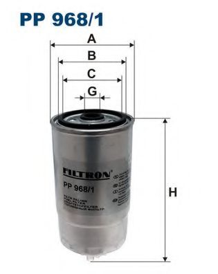 PP9681 FILTRON Фильтр топливный PP9681