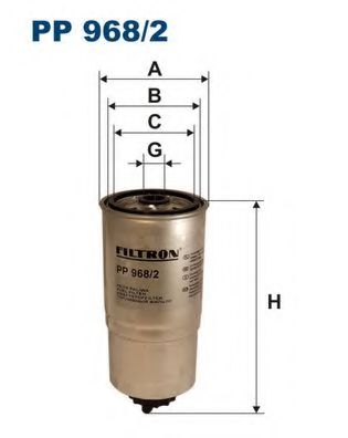 PP9682 FILTRON Фильтр топливный PP9682