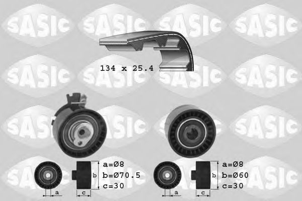 1750006 SASIC Комплект ремня ГРМ