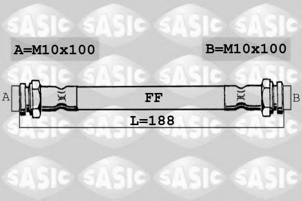 6606028 SASIC Тормозной шланг