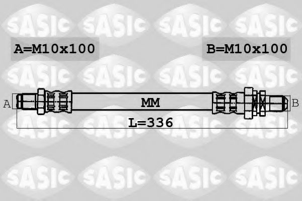 6606029 SASIC Тормозной шланг