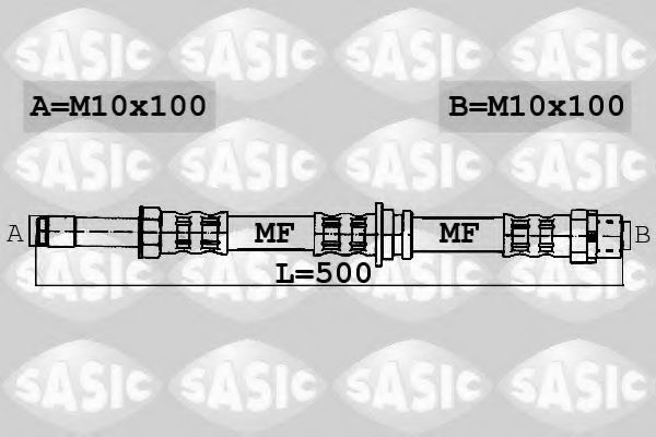 6606068 SASIC Тормозной шланг