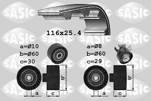 1750034 SASIC Комплект ремня ГРМ