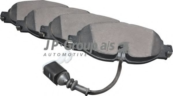 1163609510 JP GROUP К-т торм. колодок Fr Audi A3, VW Golf VII